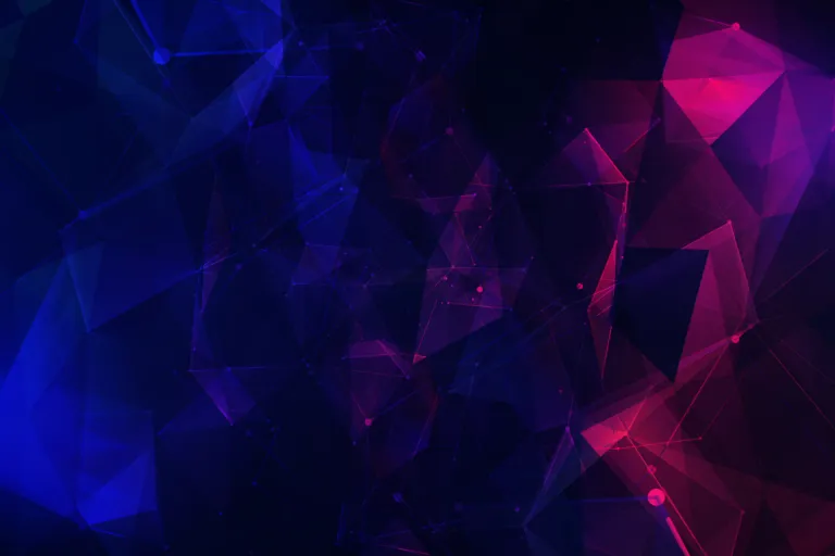 Decorative abstract shape element with flowing curves in a warm color palette, enhancing the footer design